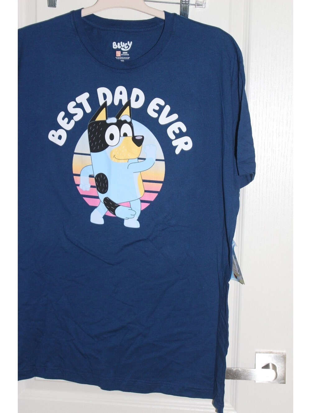 Bluey “Best Dad Ever” Bandit T‑Shirt 0151
